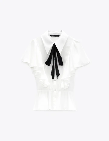 Camasa Zara, alb, S