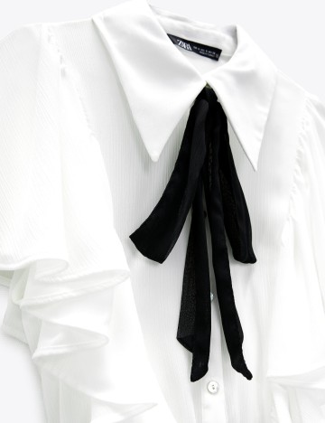 Camasa Zara, alb, S