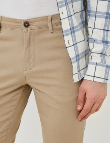 Pantaloni PRODUKT, bej Crem