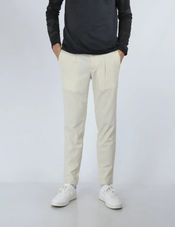 Pantaloni Jack&Jones, crem