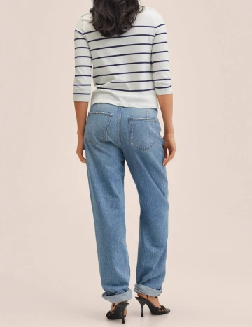 Bluza Mango, alb Alb