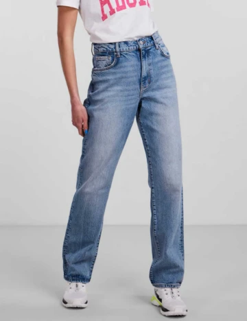 Blugi Pieces, albastru