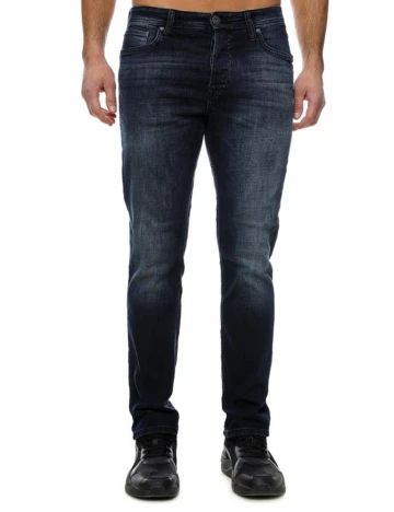 Blugi Jack&Jones, bleumarin inchis Albastru