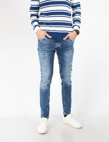 Blugi Jack&Jones, albastru Albastru