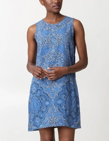 Rochie scurta Indiska, albastru Albastru
