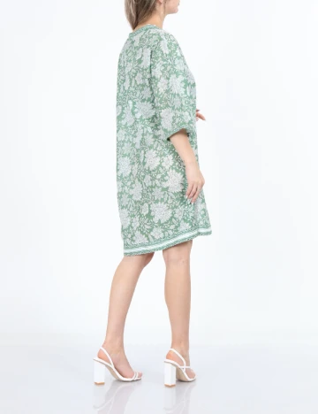 Rochie scurta Indiska, verde Verde