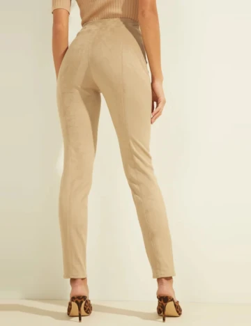 Pantaloni Guess, crem