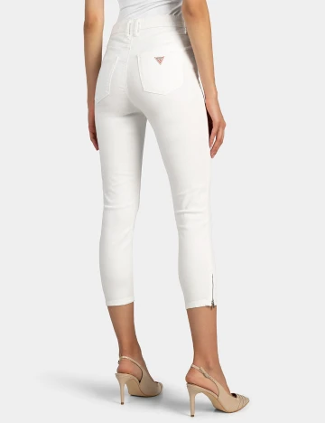 Blugi Guess, alb Alb