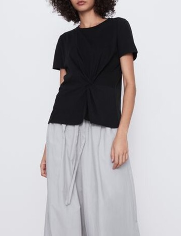 Tricou Zara, negru, L