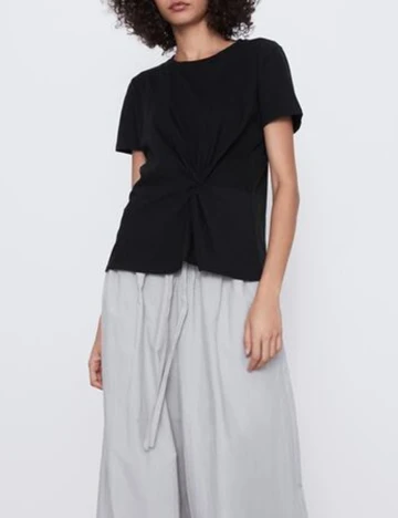 Tricou Zara, negru, L