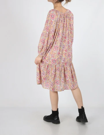 Rochie scurta Indiska, galben Galben