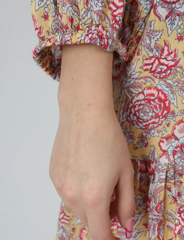 Rochie scurta Indiska, galben Galben