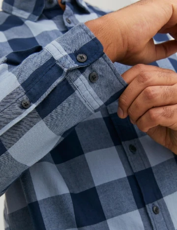 Camasa Jack&Jones Plus Size Men, albastru Albastru