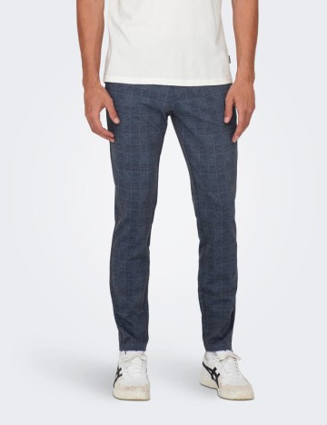 Pantaloni Only, albastru