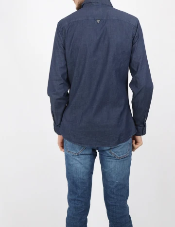 Camasa Guess, bleumarin Albastru