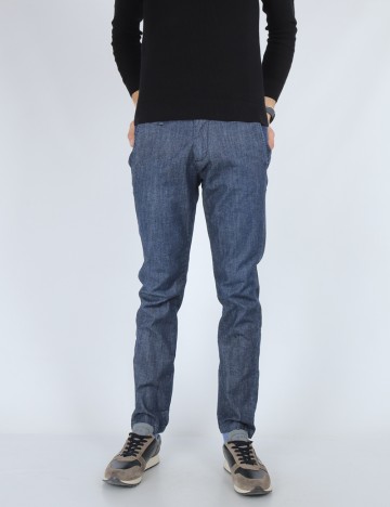 Pantaloni Guess, bleumarin