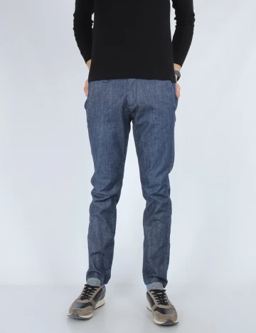 Pantaloni Guess, bleumarin