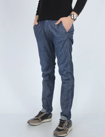 Pantaloni Guess, bleumarin