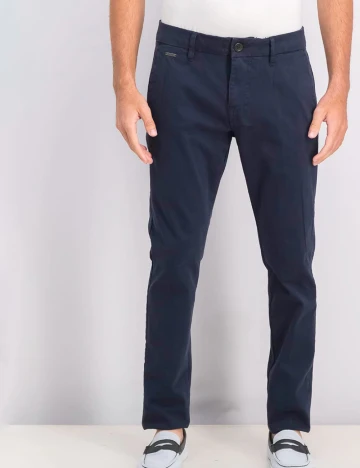 Pantaloni Guess, bleumarin
