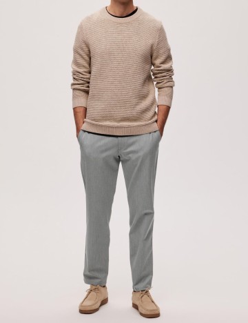 Pantaloni Selected, gri