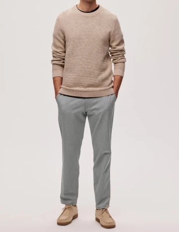 Pantaloni Selected, gri