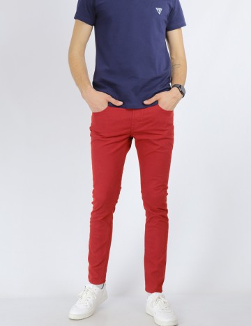 Pantaloni Guess, rosu
