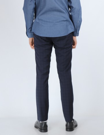 Pantaloni Guess, bleumarin