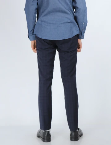 Pantaloni Guess, bleumarin