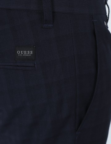 Pantaloni Guess, bleumarin
