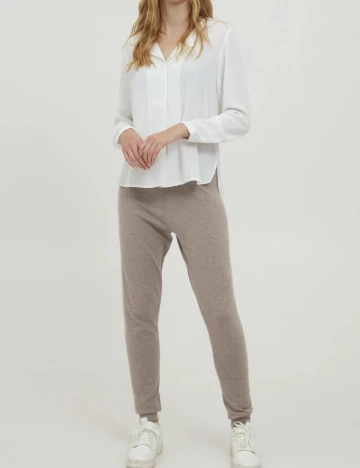 Pantaloni b.young, bej Crem