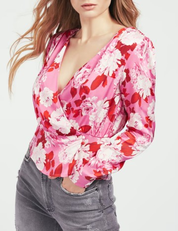 Camasa Guess, imprimeu floral