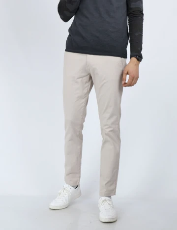 Pantaloni Guess, crem