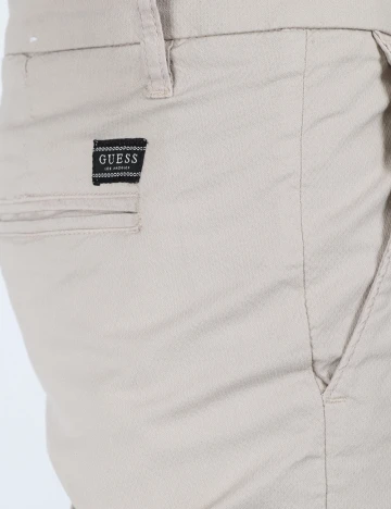 Pantaloni Guess, crem
