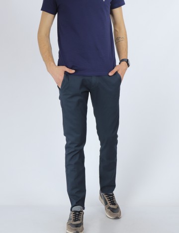 Pantaloni Guess, bleumarin