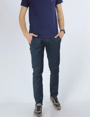 Pantaloni Guess, bleumarin