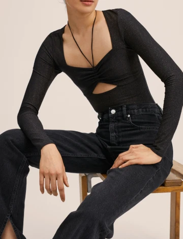 Body Mango, negru Negru