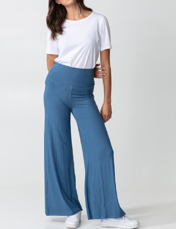 
						Pantaloni Indiska, albastru