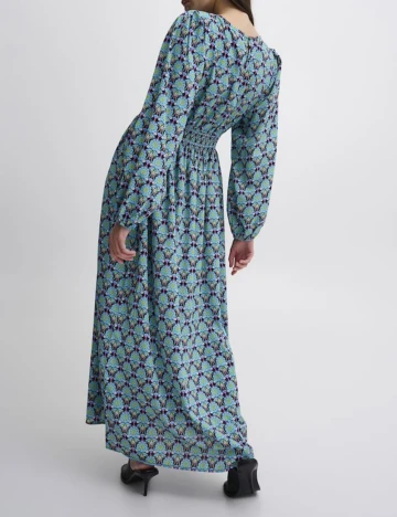 Rochie lunga Ichi, albastru