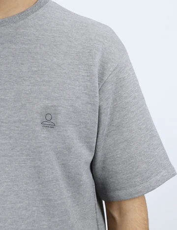 Tricou Lounge Nine, gri