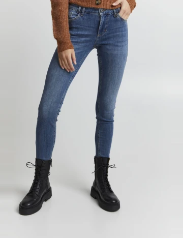 Blugi Pulz, albastru Albastru