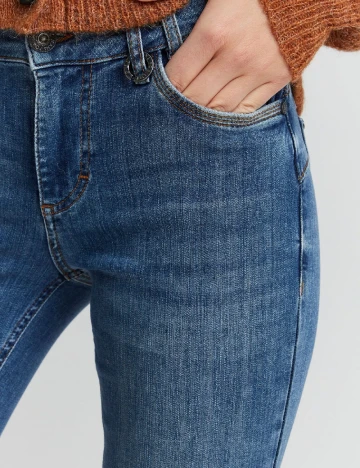 Blugi Pulz, albastru Albastru