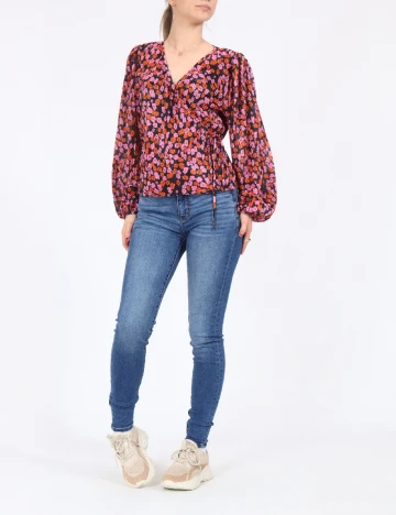 Camasa Ichi, floral print Floral print