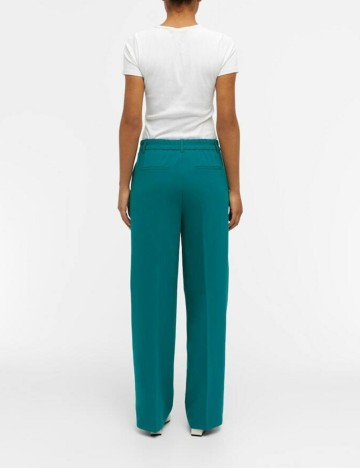 Pantaloni Object, turcoaz