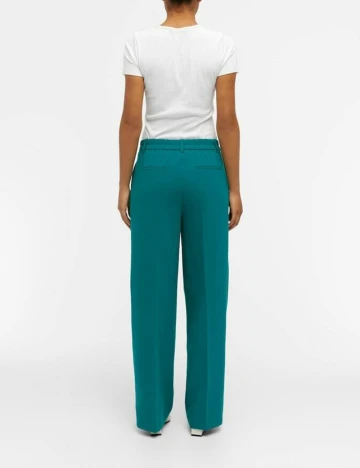 Pantaloni Object, turcoaz