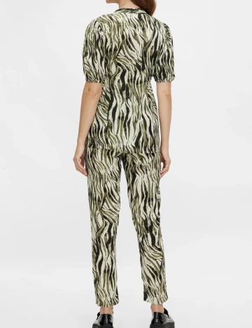 Pantaloni Mamalicious, verde