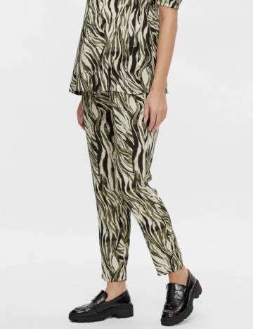 Pantaloni Mamalicious, verde