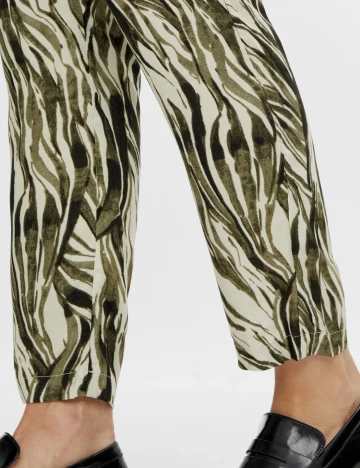 Pantaloni Mamalicious, verde