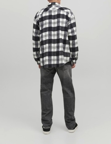 Jacheta Jack&Jones, alb-negru