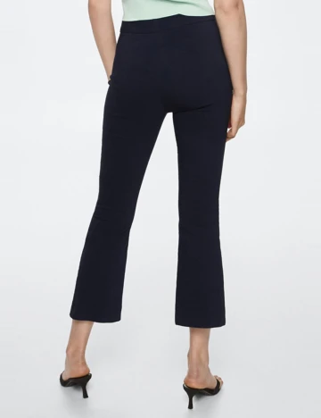 Pantaloni Mango, bleumarin inchis