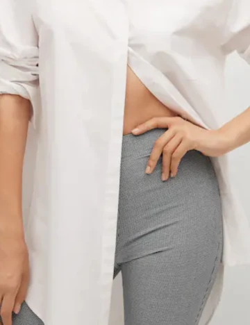 Pantaloni Mango, gri